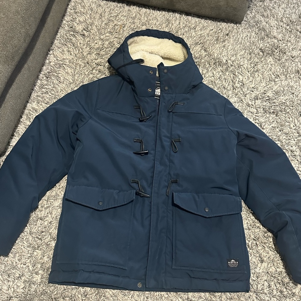 Penfield Men's Blue Hooded Jacket